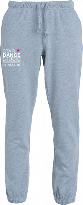 Clique - Stds Sweat Pants In Cotton - Grey melange